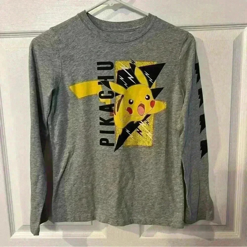 Pokémon Pikachu Long Sleeved T Shirt Youth Medium
